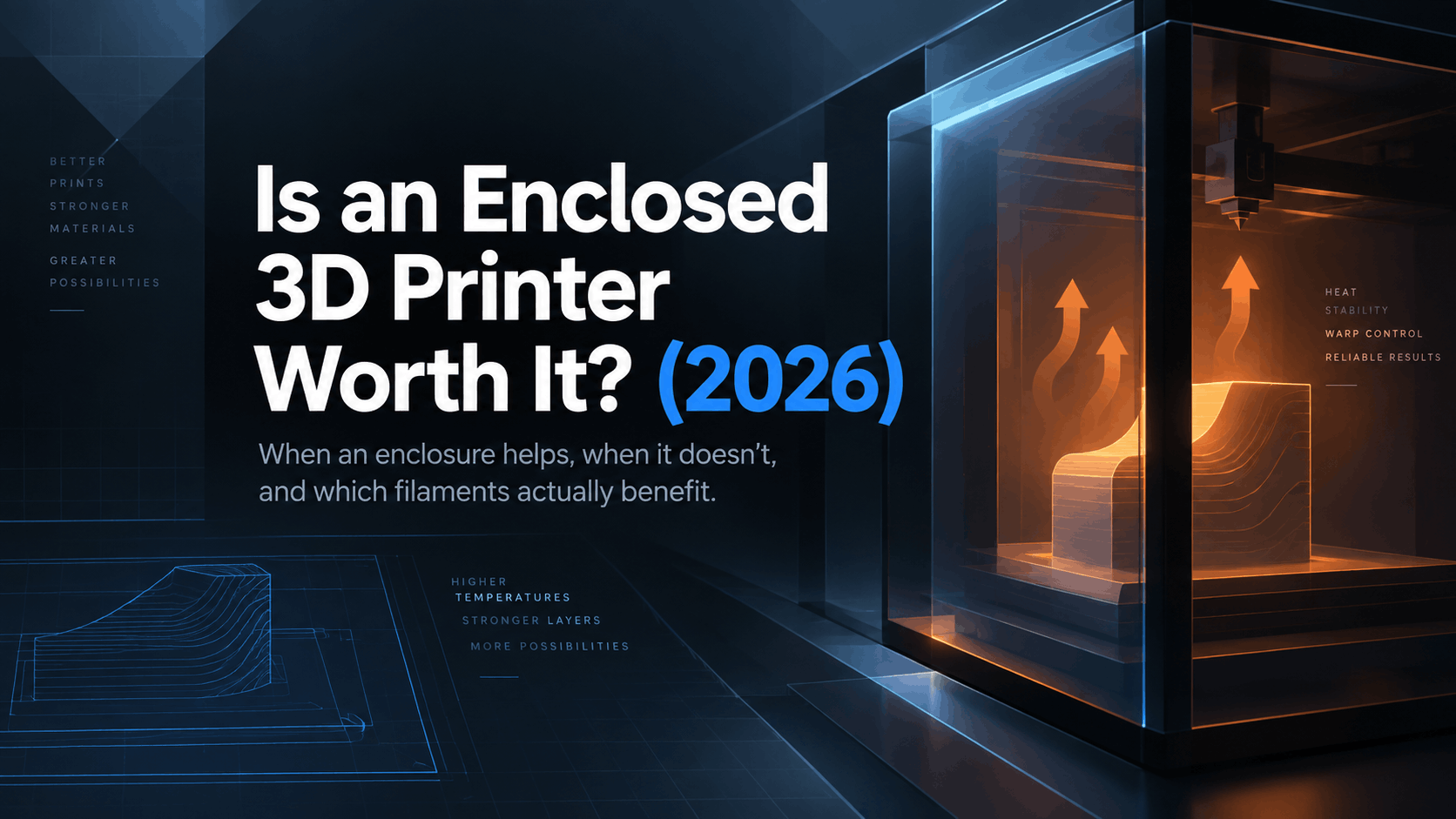 Is an Enclosed 3D Printer Worth It? (2026) - guides